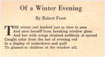 Poème Robert Frost